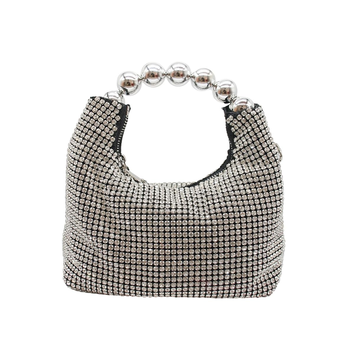 Crystal Rhinestone Hobo Dumpling Bag Diamond Evening Clutch