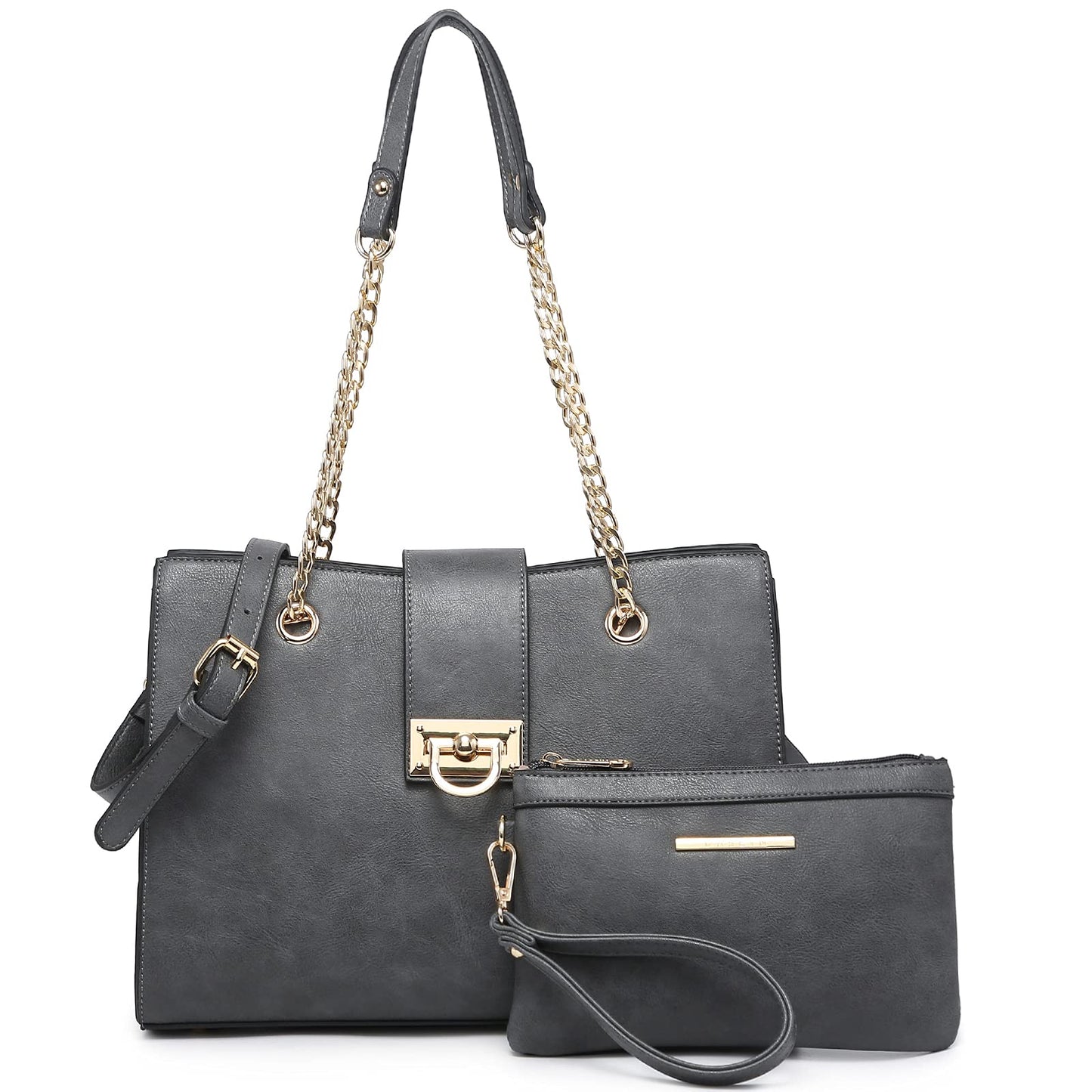 Dasein Leather Handbag