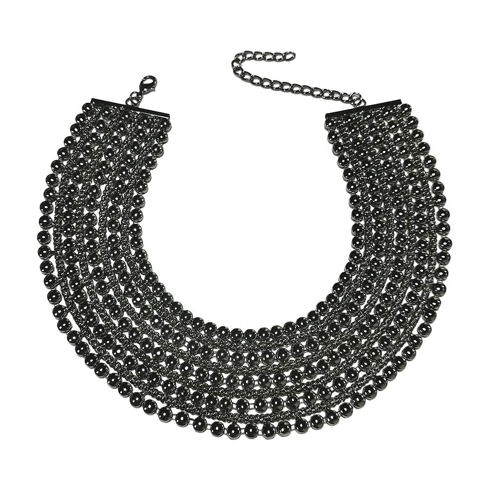 Chunky Metal Statement Necklace - A&S All things Glam Boutique