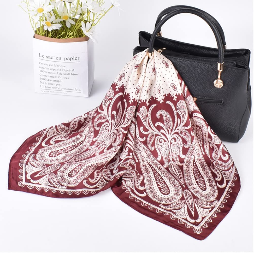 Head Scarf Silk Bandana Satin
