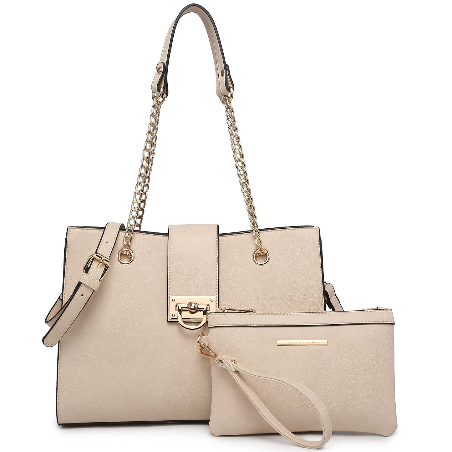 Dasein Leather Handbag