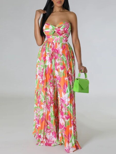 Sexy backless printed jumpsuit HWF57Y264N A&S All things Glam Boutique