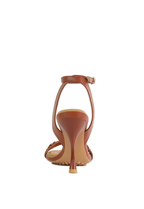 DAENERYS Mid Heeled Sandals - A&S All things Glam Boutique