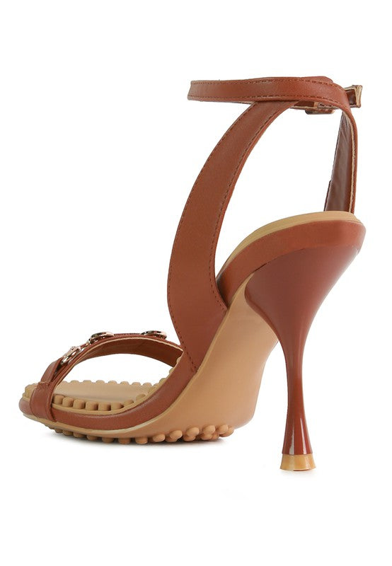 DAENERYS Mid Heeled Sandals - A&S All things Glam Boutique