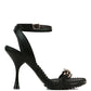 DAENERYS Mid Heeled Sandals - A&S All things Glam Boutique