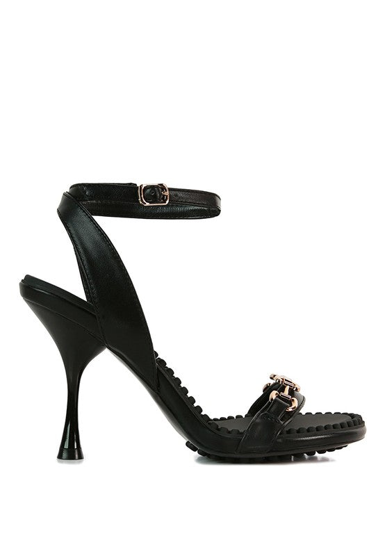 DAENERYS Mid Heeled Sandals - A&S All things Glam Boutique