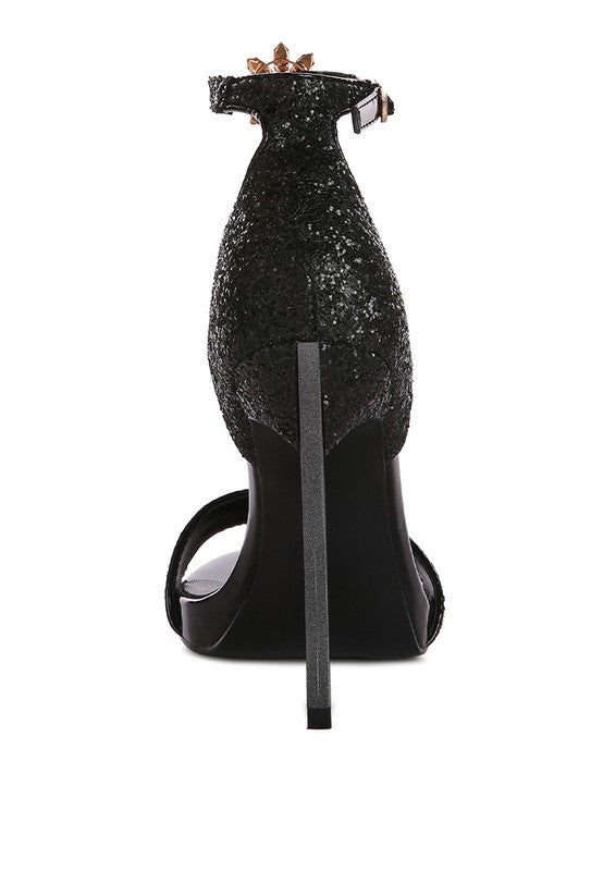 Straight Fire High Heel Glitter Stilettos - A&S All things Glam Boutique