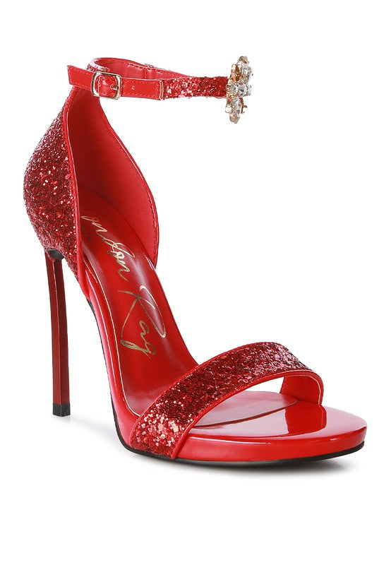 Straight Fire High Heel Glitter Stilettos - A&S All things Glam Boutique