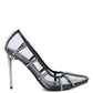 Diamante Clear High Heel Cage Pumps - A&S All things Glam Boutique