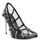 Diamante Clear High Heel Cage Pumps - A&S All things Glam Boutique