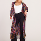 Knitted Fringed Long Cardigan - A&S All things Glam Boutique