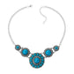 COLORFUL BLING Boho Imitation Turquoise Collar Bib Necklace - A&S All things Glam Boutique