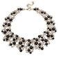 Jerollin Crystal Rhinestone/Pearl Statement Chain Necklace - A&S All things Glam Boutique