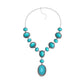 COLORFUL BLING Boho Imitation Turquoise Collar Bib Necklace - A&S All things Glam Boutique