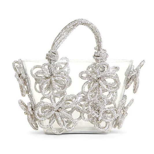 Trending Clear Rhinestone Handbag