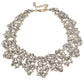 Jerollin Crystal Rhinestone/Pearl Statement Chain Necklace - A&S All things Glam Boutique