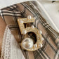 Number Five Rhinestone Bling Celebrity Brooch - A&S All things Glam Boutique