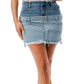 Distressed Two Tone Denim Skirt - A&S All things Glam Boutique