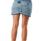 Distressed Two Tone Denim Skirt - A&S All things Glam Boutique